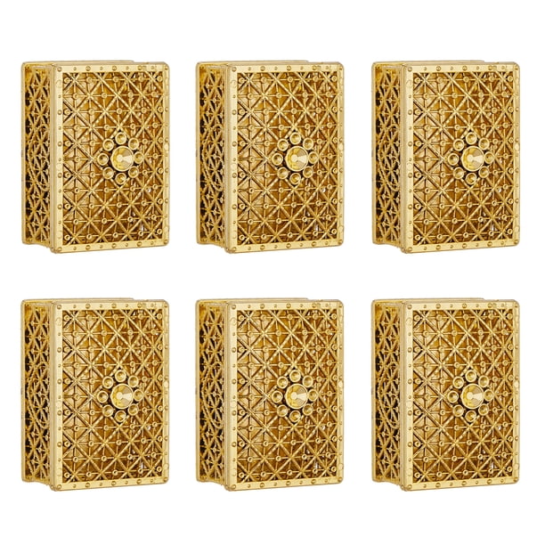 Joyero hueco, caja de plástico para dulces, caja de recuerdo para bodas, anillos, pendientes, collares, suministros para despedidas de soltera y cumpleaños.
