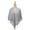 Grey, variant on Women Party Shawl Flower Embroidery Hollow Out Tassel See-through Solid Color Clothes Matching Cardigan Lightweight Summer Prom Scarf Lady Clothes
