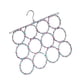 thumbnail image 1 of Naiovety Soporte para bufandas resistente y duradero, solución de almacenamiento práctica y práctica, colgador para bufandas con 12 y 28 12 hoyos aleatorios, 1 of 6