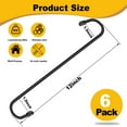thumbnail image 2 of 10 Piece S Shaped Metal Hooks for Kitchen Storage and Car Accessories, 2 of 7