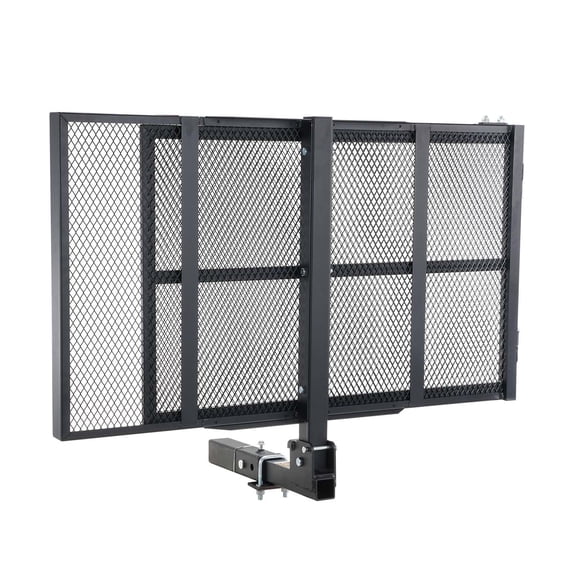 Hitch Cargo Carrier with Folding Ramp, 500LBS Capacity for Scooters, Fits 2" Receiver