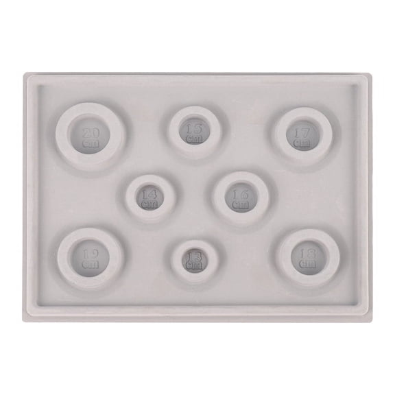 Flocked Beading Bead Board Bracelet Design Tray Jewellery Making DIY Craft Tool gray