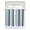 Navy blue turquoise, variant on Half Window Curtain 36 Inches Long, Beige Navy Blue Striped Window Treatment Curtain Drapes, Farmhouse Stripe Art Small Tier Curtains for Bathroom Over Sink, 27.5"x36", 2 Panels