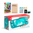 thumbnail image 1 of Nintendo Switch Lite Turquoise with Arms, Mytrix 128GB MicroSD Card and Accessories NS Game Disc Bundle Best Holiday Gift, 1 of 6