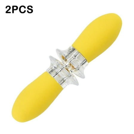 

1 set Corn on Cob Holders Steel BBQ Prongs Ewers Forks Party W1A6