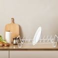 thumbnail image 2 of MEIBUTYUP White Kitchen Utensil Drying Rack with Modern Simple Design, Iron Frame with Spray Coating, 2 of 6