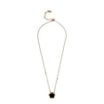 thumbnail image 4 of Collar con dije de trebol onix chapa de oro 18k, 4 of 5