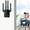 Black, variant on Dual-Band WiFi Extender 2.4/5GHz, 300Mbps Speed, Long-Range Signal Booster with 4 Antennas – Easy Setup for Home & Office – Black/White – Includes Repeater