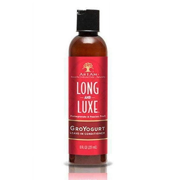 As I Am Long & Luxe Grenade & Fruit de la Passion GroYogurt après-Shampooing Sans Rinçage