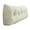 Green, variant on Triangular Wedge Headboard Pillow for Bed Sofa Daybed with Removable Cover, Comfortable Backrest Reading Cushion, Sitting Support Bolster for Dorm Living Room Home Office Full (23.6x15.7Inch)