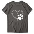 thumbnail image 3 of Neewe Women's T Shirts Short Sleeve Tees Heart Graphic Loose Summer Tops, 3 of 7