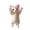 C001- Clear (Pink Cat), variant on Cat Themed Squeeze Toys, Squeeze Slow Rise, Cat Toys for Student, Kids Birthday Party Favor, 4.7X2.4 Inch Soft Handmade Pink Gradient Raise Hand Cat, Portable Item for Daily