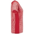 thumbnail image 5 of Holloway Sportswear S Womens Electrify Coolcore® Tee Scarlet Heather 222771, 5 of 5