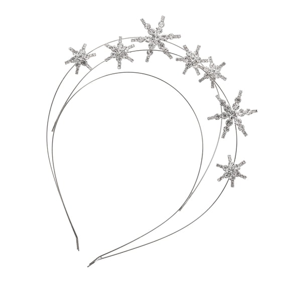 BESTYASH Elegant Star Shaped Rhinestone Hairband for Women Girls Wedding Prom Accessories 1Pcs