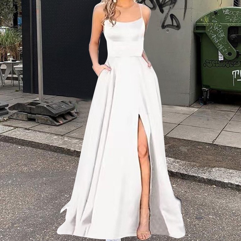 tube top bridesmaid dresses Women'S Long Slim Dress Dress Bestie Fashion Bridesmaid Group Evening Dress Sleeveless bandage bodycon dress Style:Modern 80% VISCOSE 20% POLYAMIDE Hilarious pictures reveal worst