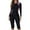 Dark Blue, variant on Full Body Wetsuit for Women Long Sleeve Front Zipper Diving Suit UPF 50 Sun Protection Stretching Fabric for Snorkeling and Surfing