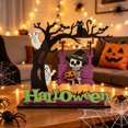 thumbnail image 3 of Ghost Decor Ghost On A Swing Halloween Home Decor Halloween Figurines Halloween Decorations Outdoor Halloween Gifts Swinging Ghost, 3 of 5