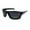 Black Yellow, variant on Xloop Polarized Mens Classic Biker Style Rectangle Sport Plastic Sunglasses Black Green