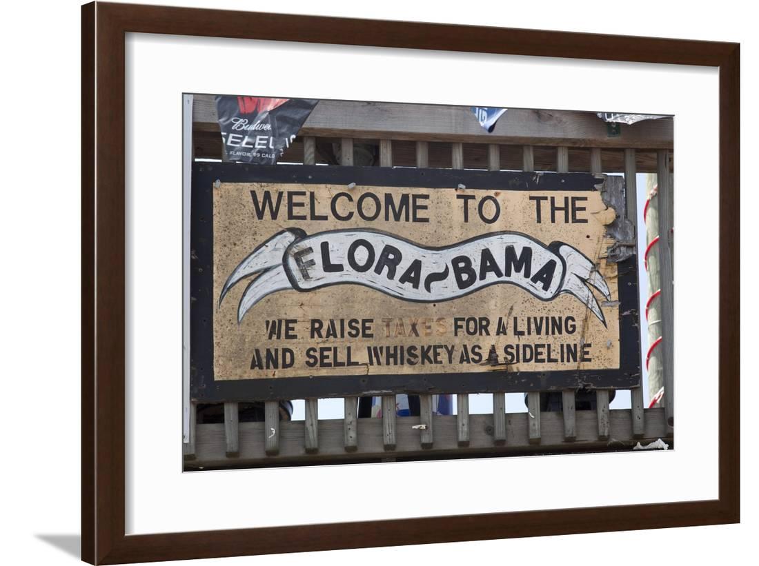 Flora Bama Beach Bar Framed Print Wall Art - Walmart.com ...