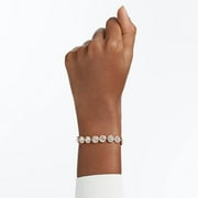 Swarovski Ladies Angelic Gold-Tone Plated Round Cut Pave Bracelet, Size M