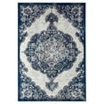 thumbnail image 3 of Alexandria Navy-Ivory Power-Loomed Runner Rug 2'x6', 3 of 5