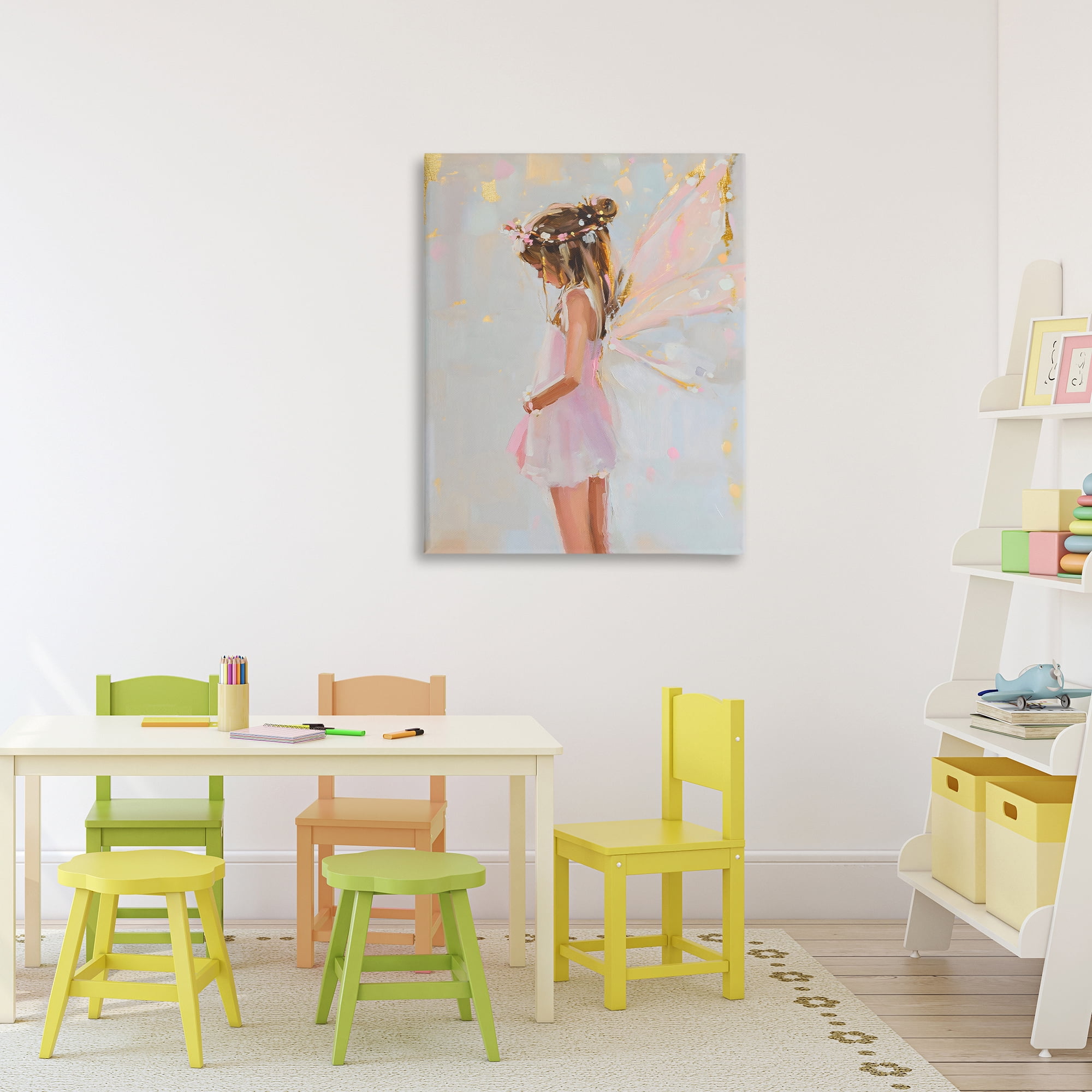 Stupell Industries Youthful Fairy Girl Canvas Wall Art, design by The Prints Vibe
