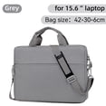 thumbnail image 1 of Laptop Sleeve Bag 14 15.6 Inch Notebook Case For Macbook Air Pro Tablet Waterproof Portable Travel Carrying Bag Computer Handbag Grey 15.6 in, 1 of 6