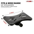 thumbnail image 5 of Adjustable Speaker Stand 31-54 Inch, Heavy Duty PA DJ Tripod Stand with 35mm Insert, 132lbs Capacity for Studio & Stage Use, 5 of 10