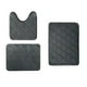 thumbnail image 2 of Xihbxyly Juego de Alfombrillas de Baño, Antideslizantes y Absorbentes, de Secado Rápido, Versátiles para Baño y Entrada, Estilo Moderno y Acogedor, Juego de 3 Piezas, Café/Gris Oscuro/Gris, 40 X 50 C, 2 of 6