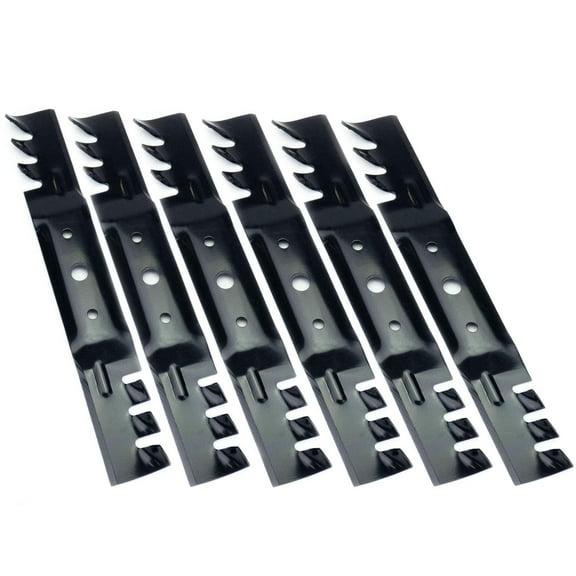 (6) Mulching Blades for John Deere 48" L120, L130, 2048, 2148 GX20250, GX20819