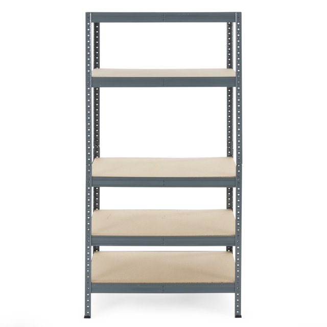 Trestles 36 x 72 Pouces 5 Étagères Métalliques Réglables pour Garage, Capacité de 800 lb