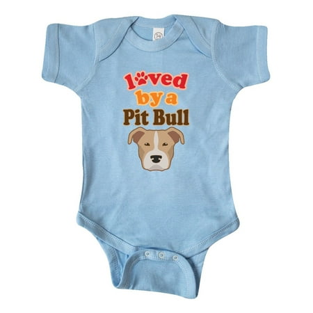 

Inktastic Pit Bull Terrier Dog Lover Gift Baby Boy or Baby Girl Bodysuit