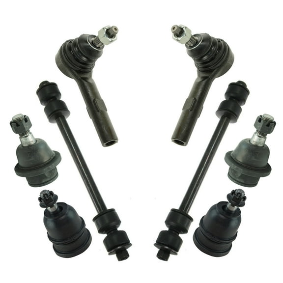 TRQ 8pc Suspension Kit Ball Joints Outer Tie Rods Sway Bar Links PSA31170 Fits select: 2006-2010 FORD EXPLORER, 2007-2010 FORD EXPLORER SPORT TRAC