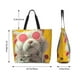 thumbnail image 5 of Fotbe Floral Sunglasses Cat Art Bolsa Tote Estética de Lona con Estampado para Mujer - Bolsa Reutilizable de Hombro Casual para Vacaciones, Compras, Trabajo y Gimnasio, 5 of 8
