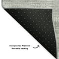 thumbnail image 3 of Addison Rugs Mayfield Washable Traditional Patchwork Silver Rectangle Rug, 2'6" x 3'10", 3 of 6