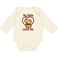 thumbnail image 3 of Inktastic My Nana Loves Me Monkey Boys or Girls Long Sleeve Baby Bodysuit, 3 of 5