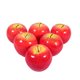 thumbnail image 3 of Juego de 6 manzanas rojas realistas para decoración de cocina y fiestas, 3 of 8