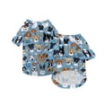 thumbnail image 2 of Dog Tshirts for Large Dogs Light Blue Xl All Over Print Playful Dog Design Breathable Pet Apparel Pet Clothes for Daily Walks Playtime Outdoor Activities, 1 Pack, 2 of 5