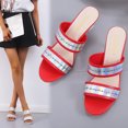 thumbnail image 4 of OAVQHLG3B Wedge Sandals for Women Summer Ladies Breathable Cloth Slippers Sandals Casual Flat Women's Shoes, 4 of 9