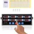 thumbnail image 2 of 8-Channel Digital Kitchen Timer Commercial Cooking Fryer Reminder Loud Ring Alarm Stainl Steel Adjustable Volume, 2 of 3