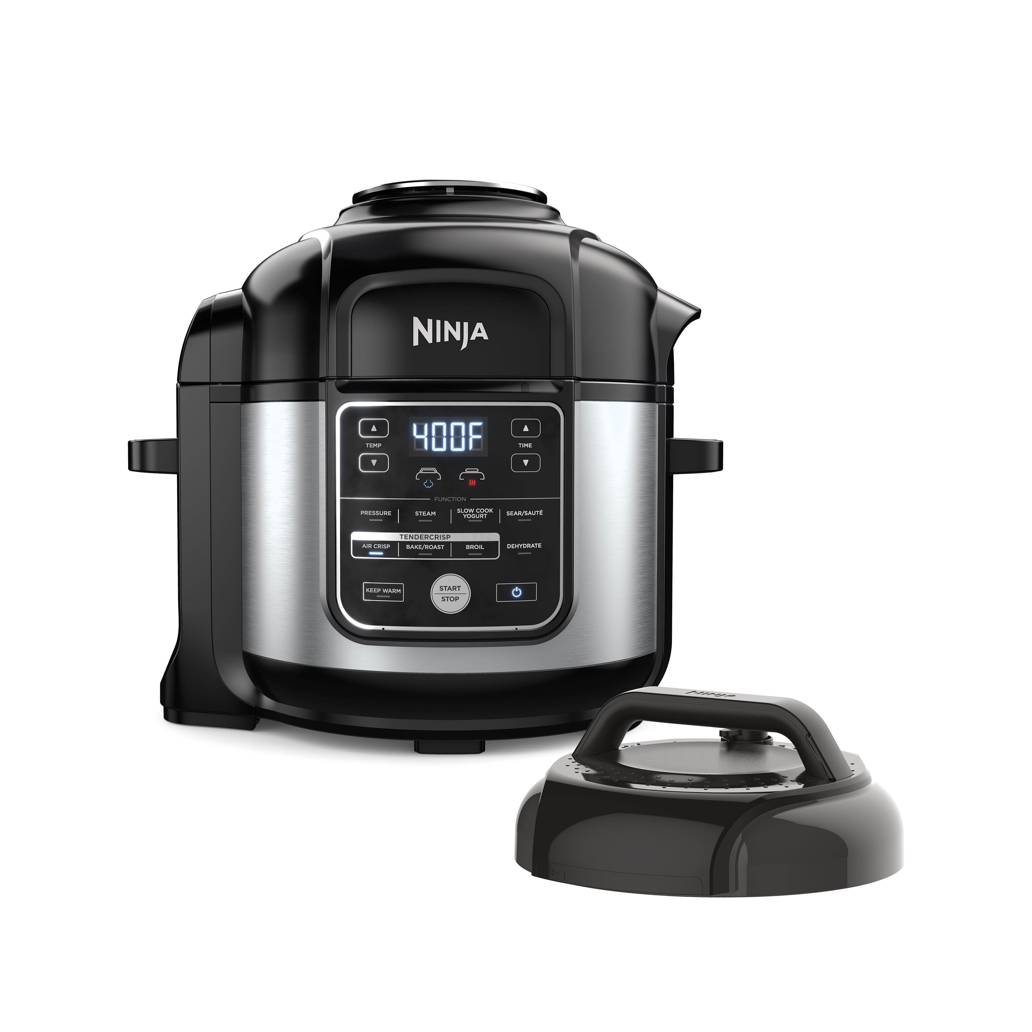 Ninja Foodi 10-in-1 8-quart XL Pressure Cooker Air Fryer Multicooker, Stainless, OS400