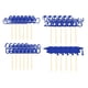 thumbnail image 4 of 24 piezas de palillos para cupcakes, decoraciones para tartas, suministros para fiestas, felicitaciones, graduados, bricolaje, inserto para tarta Azul, 4 of 9