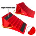 thumbnail image 3 of Calzas de rueda HOXWELL para remolques de viaje, color rojo, 2 pares, 3 of 7