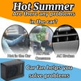 thumbnail image 2 of 12V Car Air Condition Portable Dashboard AC Car Cooling Fan Blow Cold Air Universal Fit For, 2 of 8