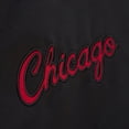 thumbnail image 4 of Men's Black Chicago Bulls Hardwood Classics Blackout Collection Satin Full-Zip Jacket, 4 of 7