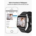 Smart Watch, Popglory Smartwatch with Blood Pressure, Blood Oxygen