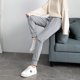 thumbnail image 5 of Pantalones harén de talla grande para mujer, pantalones harén de otoño e invierno, pantalones deportivos holgados para chicas gorditas, pantalones deportivos casuales con cordones en los tobillos, 5 of 6