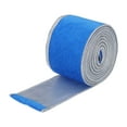 thumbnail image 3 of Christmas Velvet Ribbon 2.5" 10 Yard Gold Iron Wired Edge Easy to Shape DIY Crafts Gift Wrapping Sky Blue, 3 of 7