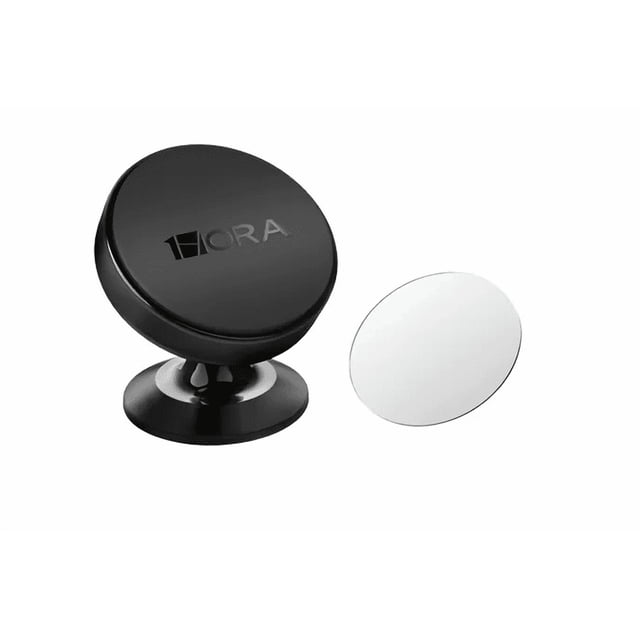 Soporte Magnético De Aluminio Para Celular 1Hora Soporte Celular Automóvil 2 En 1 Para Coche Xtellar negro