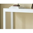 thumbnail image 3 of Kings Brand Furniture Russel Console Table - Modern Entryway Sofa Table, Behind The Couch, Hallway, Living Room, White, 3 of 5